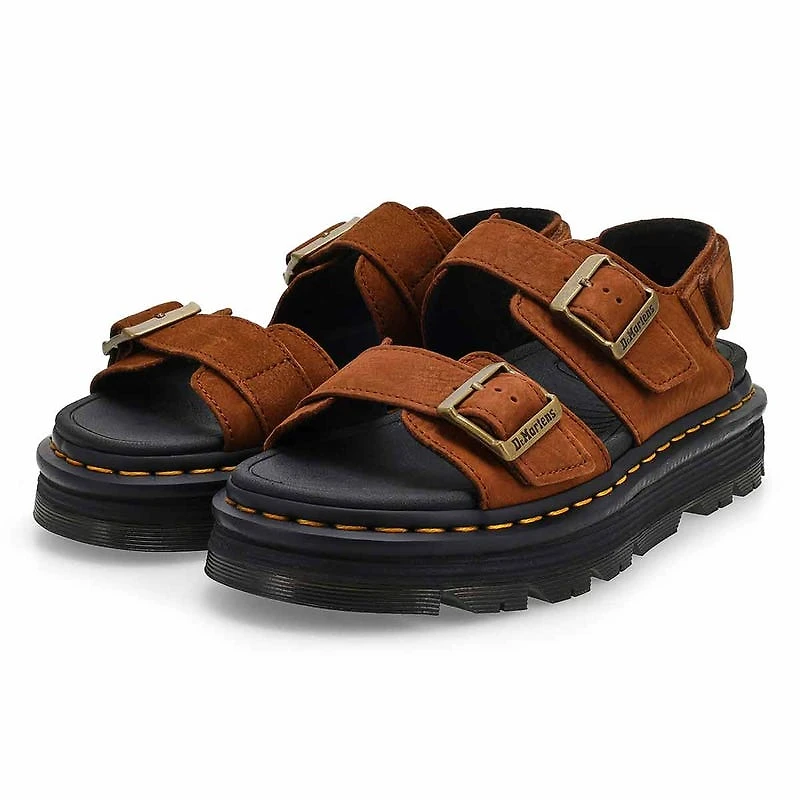 Sandale dcontracte  2 brides ZEBZAG, noir, femm