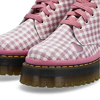 Botte militaire à 8 œillets JADON HEART, blanc/ros