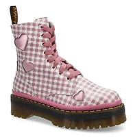 Botte militaire  8 illets JADON TOE PLATE, noir,