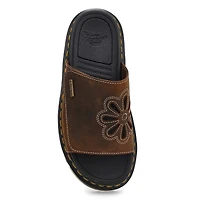 Women's  ZebZag Slide Sandal - Dark Brown