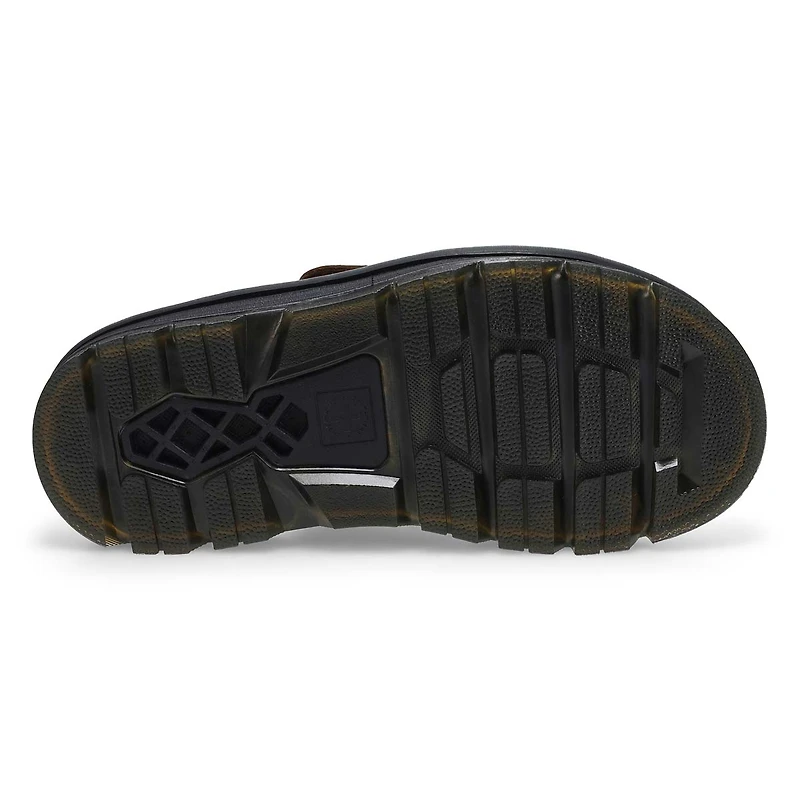 Women's  ZebZag Slide Sandal - Dark Brown