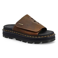 Women's  ZebZag Slide Sandal - Dark Brown