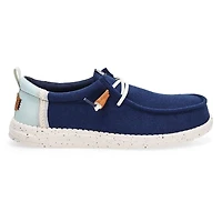Men's Wally Craft Linen Casual Shoe - Navy Blaze/M