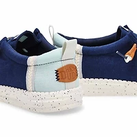 Men's Wally Craft Linen Casual Shoe - Navy Blaze/M