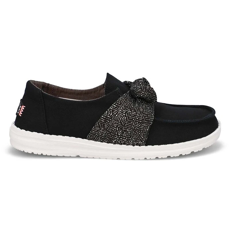 Women's Wendy Bow Essentials Casual Shoe - Black