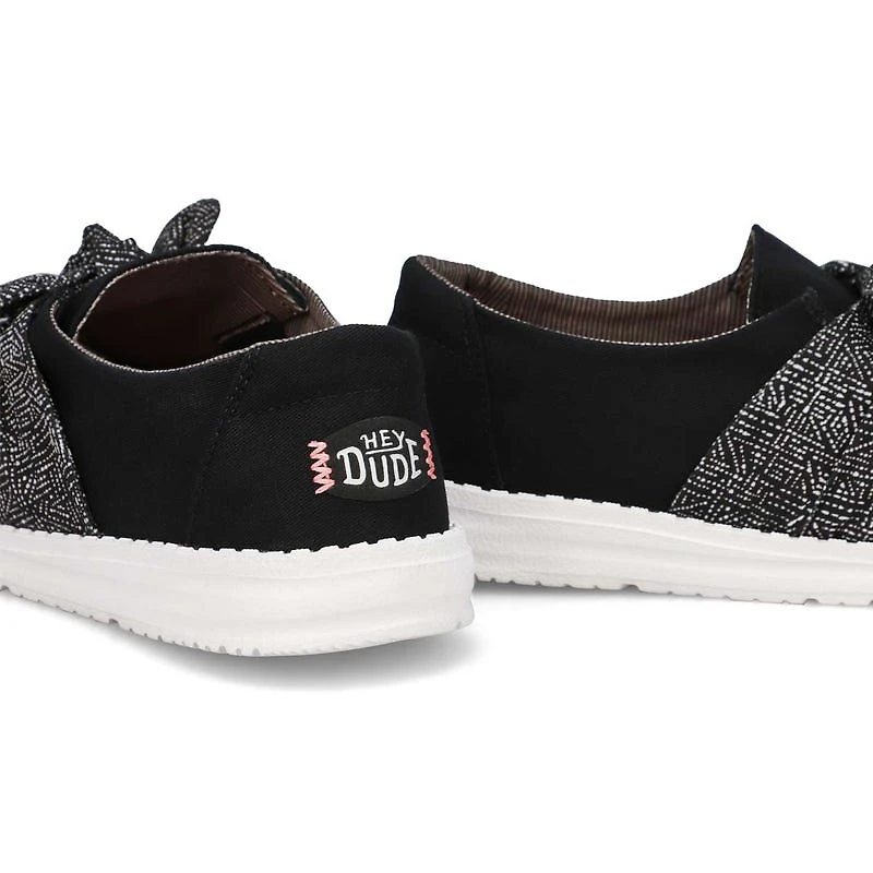 Women's Wendy Bow Essentials Casual Shoe - Black