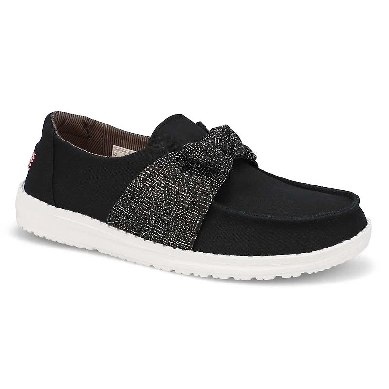 Women's Wendy Bow Essentials Casual Shoe - Black