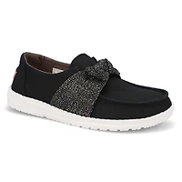 Women's Wendy Bow Essentials Casual Shoe - Black