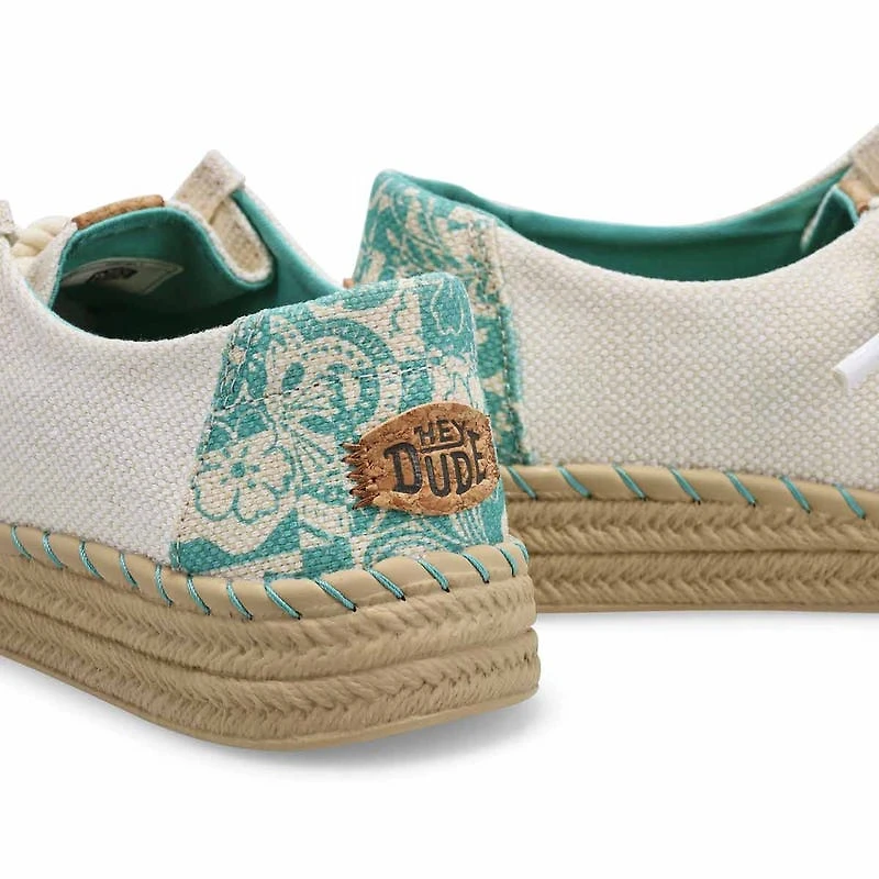 Women's  Wendy Espadrille Hibiscus Casual Shoe - E