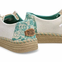 Women's  Wendy Espadrille Hibiscus Casual Shoe - E