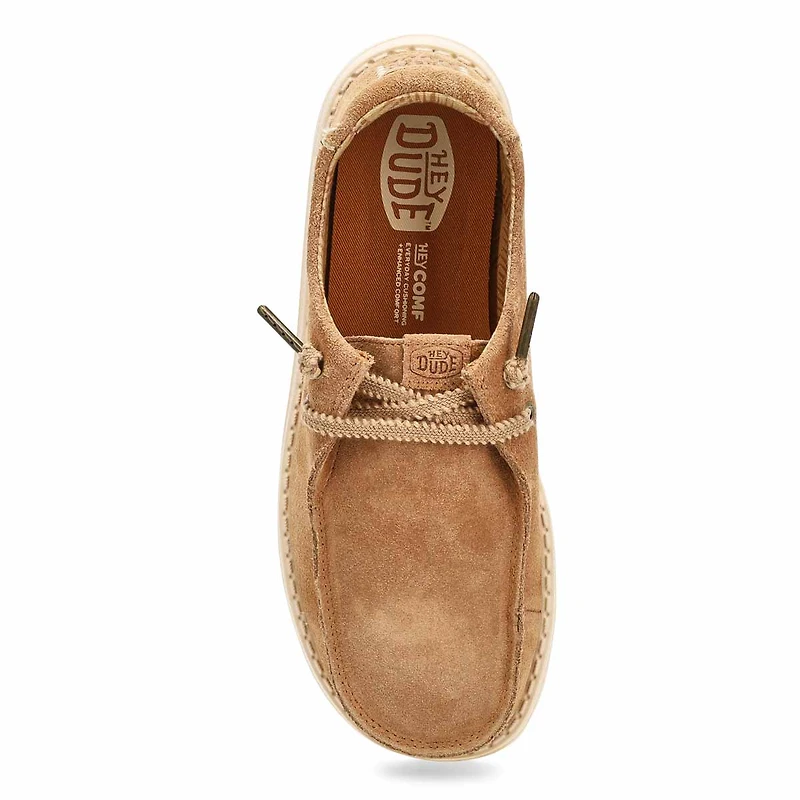 Women's Wendy Craft Suede Casual Shoe - Tan