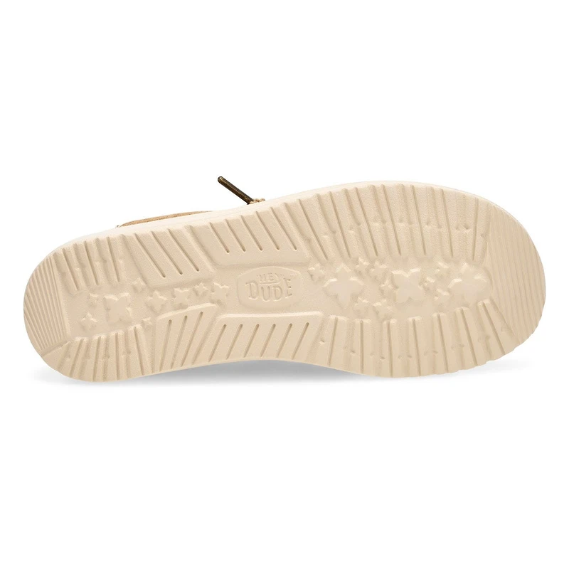 Women's Wendy Craft Suede Casual Shoe - Tan