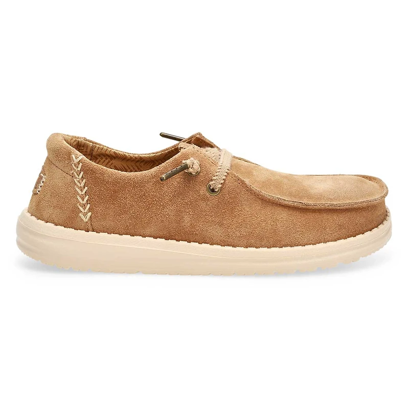 Women's Wendy Craft Suede Casual Shoe - Tan