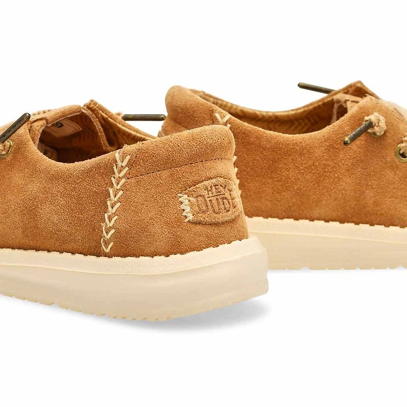 Women's Wendy Craft Suede Casual Shoe - Tan