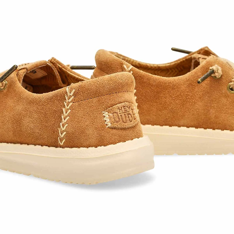 Women's Wendy Craft Suede Casual Shoe - Tan