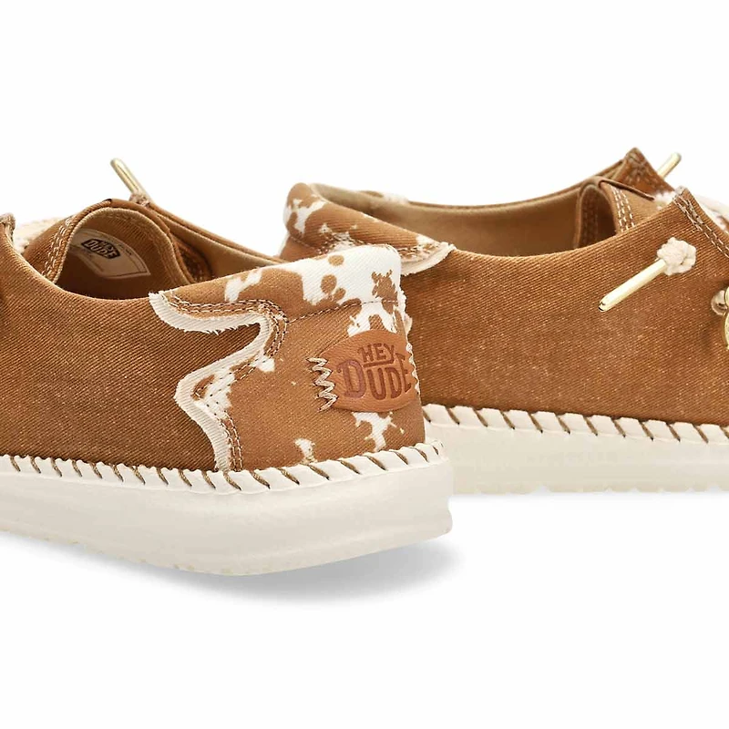 Women's Wendy Wild West casual shoe - Tobacco Bro