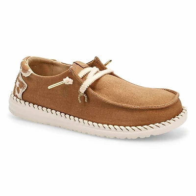 Women's Wendy Wild West casual shoe - Tobacco Bro