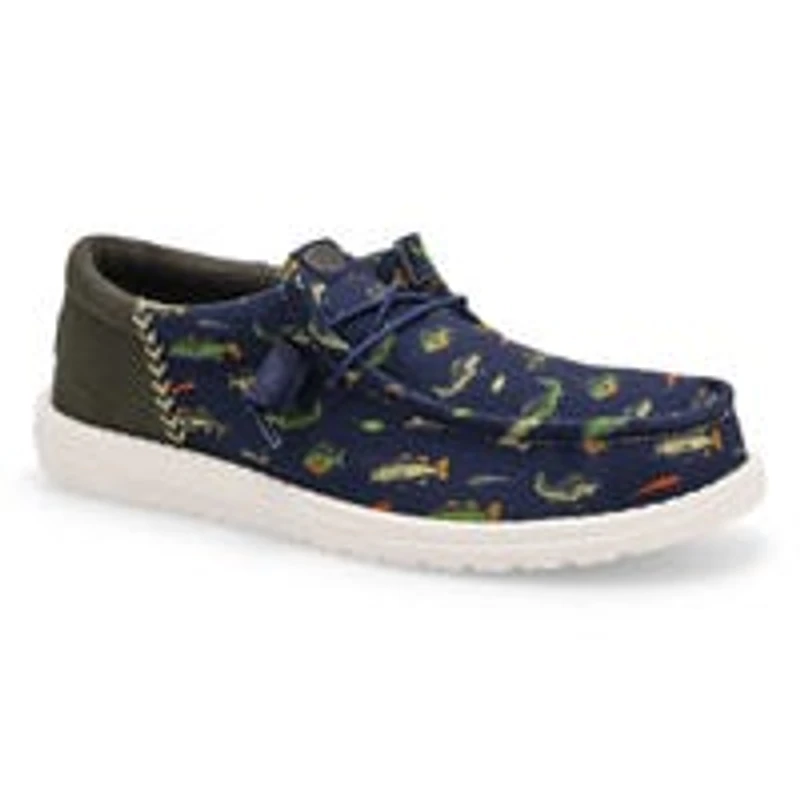 Men's Wally Funk Fishing Casual Shoe - Navy Blazer