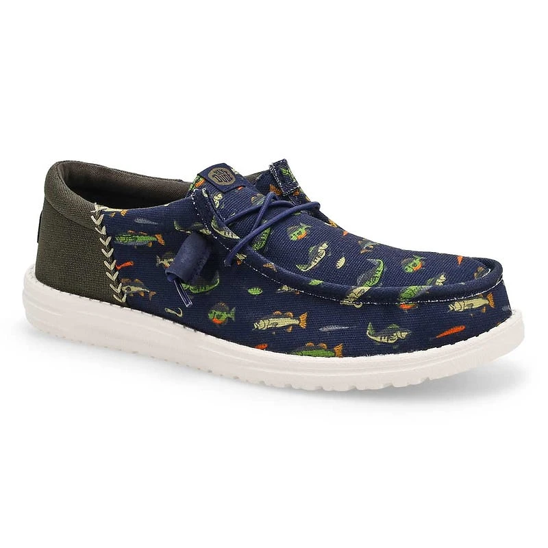 Men's Wally Funk Fishing Casual Shoe - Navy Blazer