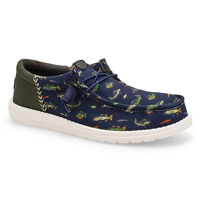 Men's Wally Funk Fishing Casual Shoe - Navy Blazer