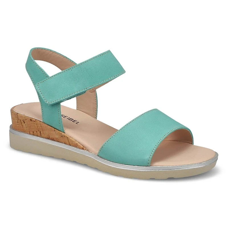 Women's Wyatt 01 Casual Nubuck Sandal - Tourquoise
