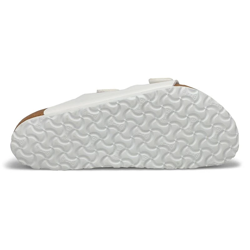 Sandale  2 brides ARIZONA BIRKO-FLOR, blanc, homm