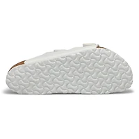 Sandale  2 brides ARIZONA BIRKO-FLOR, blanc, homm