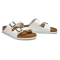 Sandale  2 brides ARIZONA BIRKO-FLOR, blanc, homm