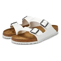Sandale  2 brides ARIZONA BIRKO-FLOR, blanc, homm