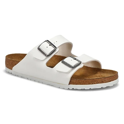 Sandale  2 brides ARIZONA BIRKO-FLOR, blanc, homm