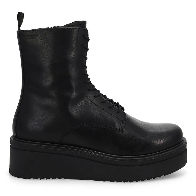 Women's Tara Lace Up Boot - Black