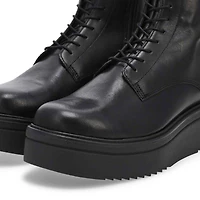 Women's Tara Lace Up Boot - Black