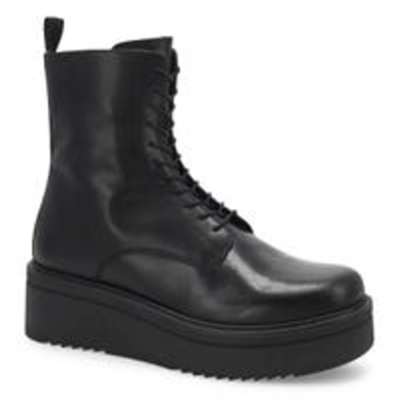 Botte à lacets TARA, noir, femmes