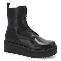 Botte à lacets TARA, noir, femmes