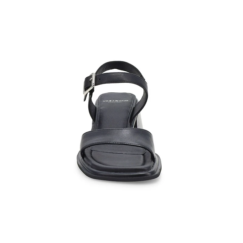 Women's Ines Casual Heeled Sandal - Black