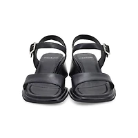 Women's Ines Casual Heeled Sandal - Black