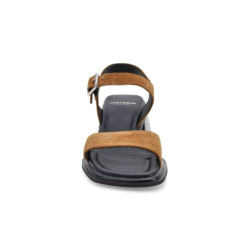 Sandale dcontracte  talon INES, noir, femmes