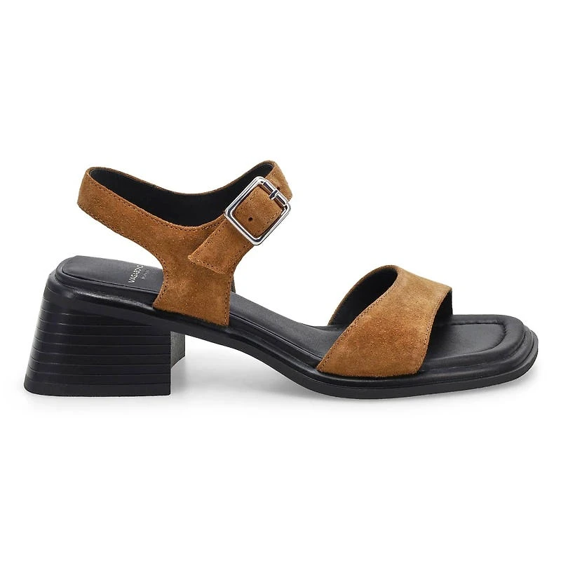 Sandale dcontracte  talon INES, noir, femmes