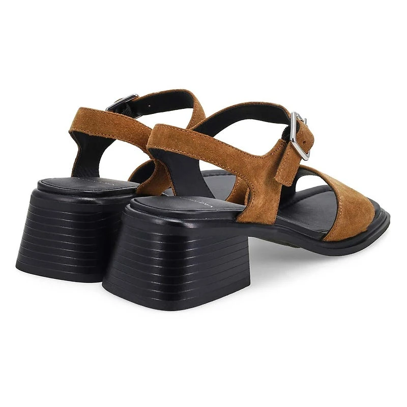 Sandale dcontracte  talon INES, noir, femmes