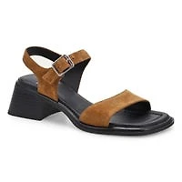 Sandale dcontracte  talon INES, noir, femmes