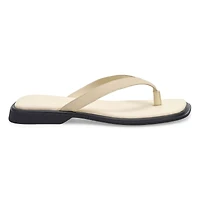 Tongs dcontractes IZZY, blanc cass, femmes