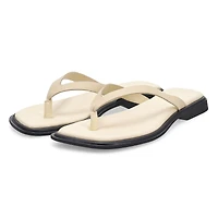 Tongs dcontractes IZZY, blanc cass, femmes