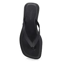 Women's Izzy Casual Thong Slide Sandal - Black