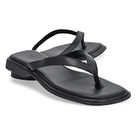 Women's Izzy Casual Thong Slide Sandal - Black