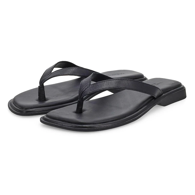 Women's Izzy Casual Thong Slide Sandal - Black