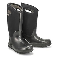 Women's Classic High Shiny Waterproof Boot - Black