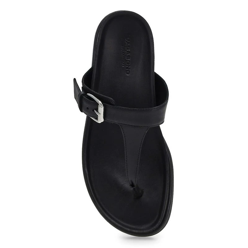 Women's Effie Casual Thong Sandal - Black