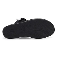 Women's Effie Casual Thong Sandal - Black