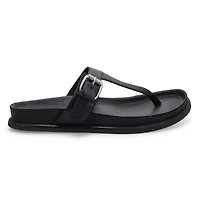 Women's Effie Casual Thong Sandal - Black