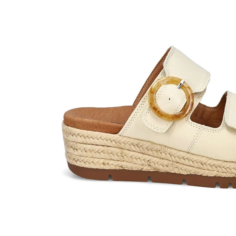 Sandale compense  enfiler MIRANDA 04, noir, femm